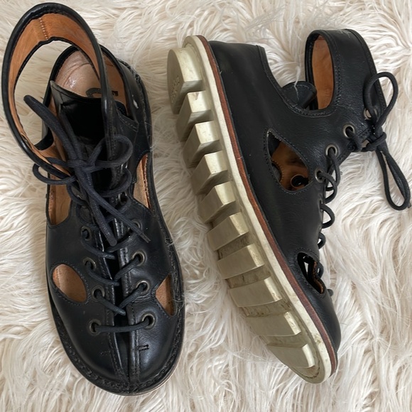 Trippen Women’s Leather Sandals Sz 40 - Picture 3 of 5